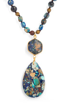 Wild Spirit Blue Jasper Necklace, front view