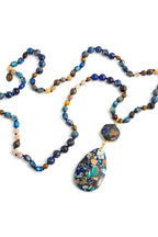Wild Spirit Blue Jasper Necklace, full length