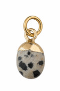 Wild Spirit Dalmatian Beige Nugget Charm, front view