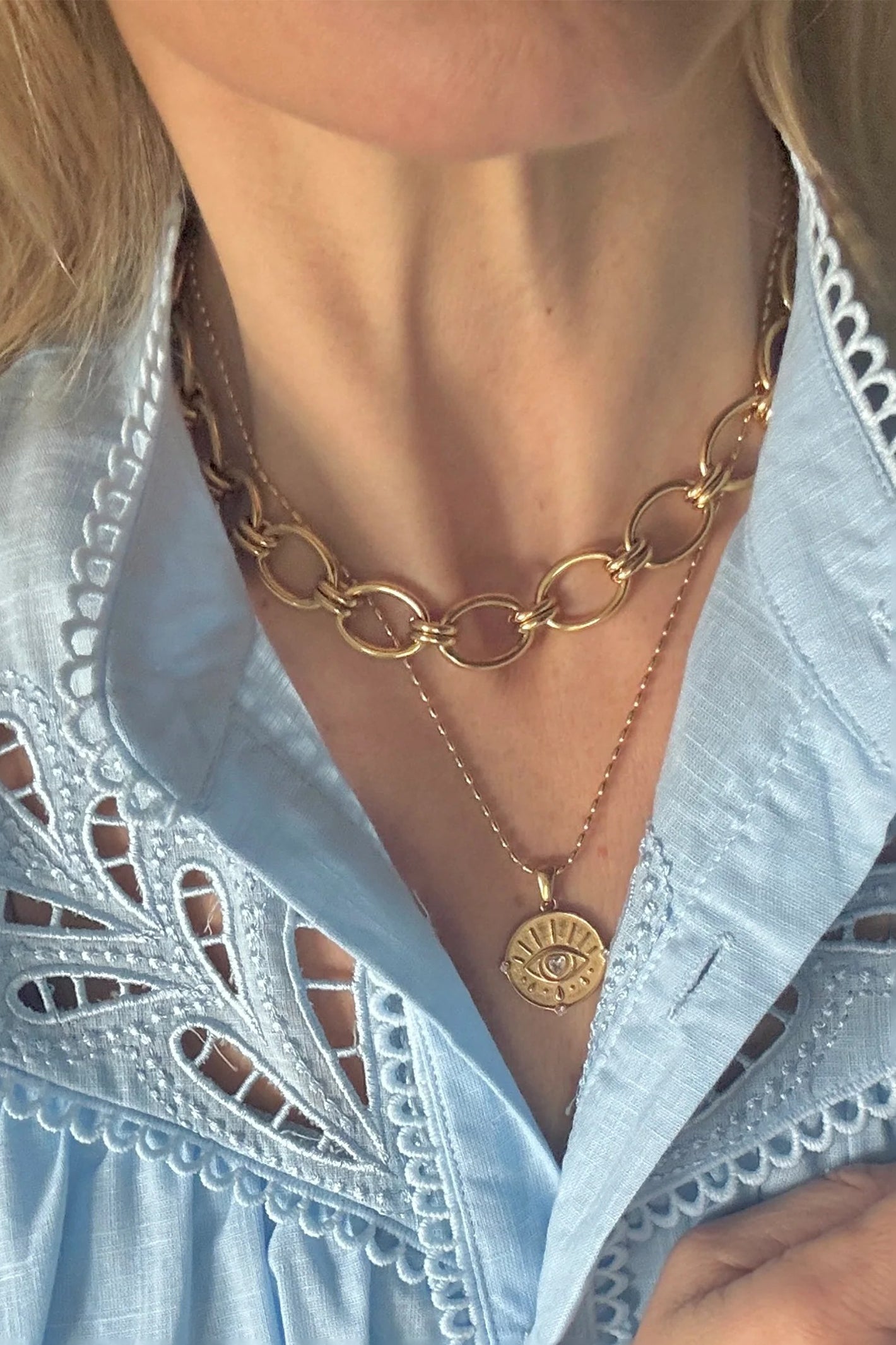 Wild Spirit Luxe Chunky Gold Plated Necklace