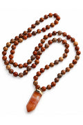 Wild Spirit Red Jasper Sahara Necklace, front view