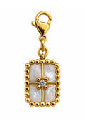 Wild Spirit True North White Hook Charm, front view