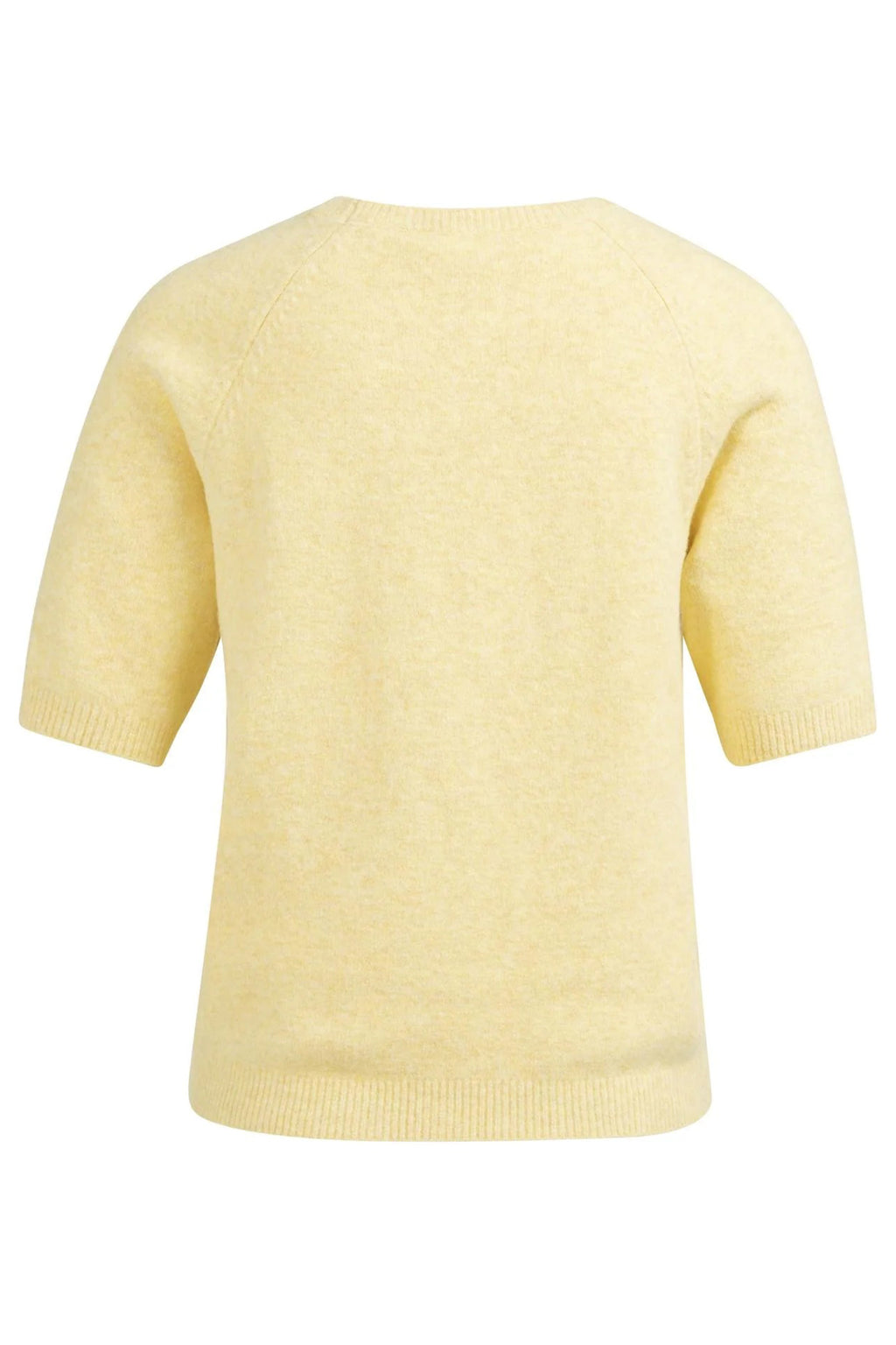 Yaya 01-000458-602 Reed Yellow Melange Short Sleeve Jumper