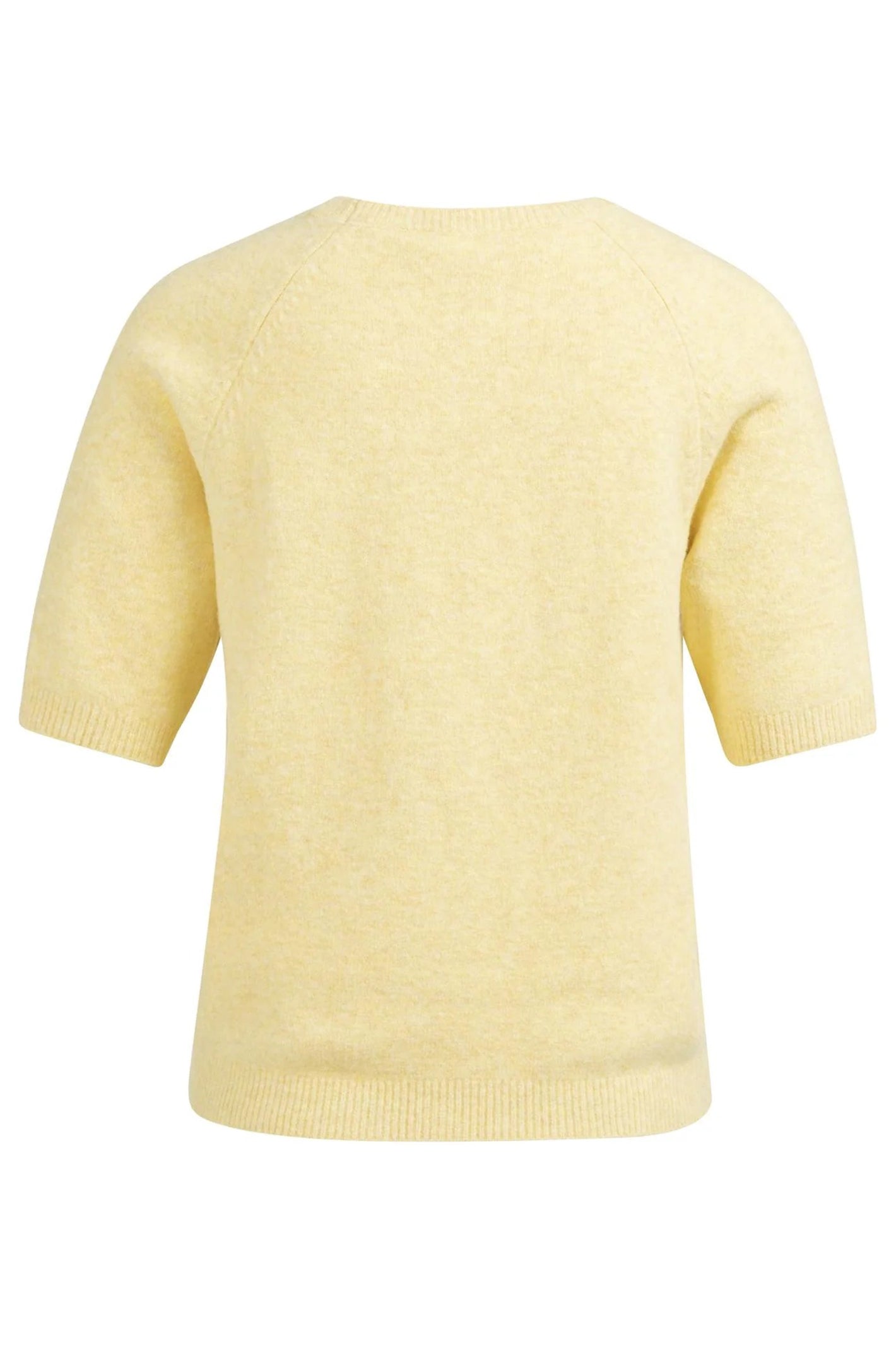 Yaya 01-000458-602 Reed Yellow Melange Short Sleeve Jumper