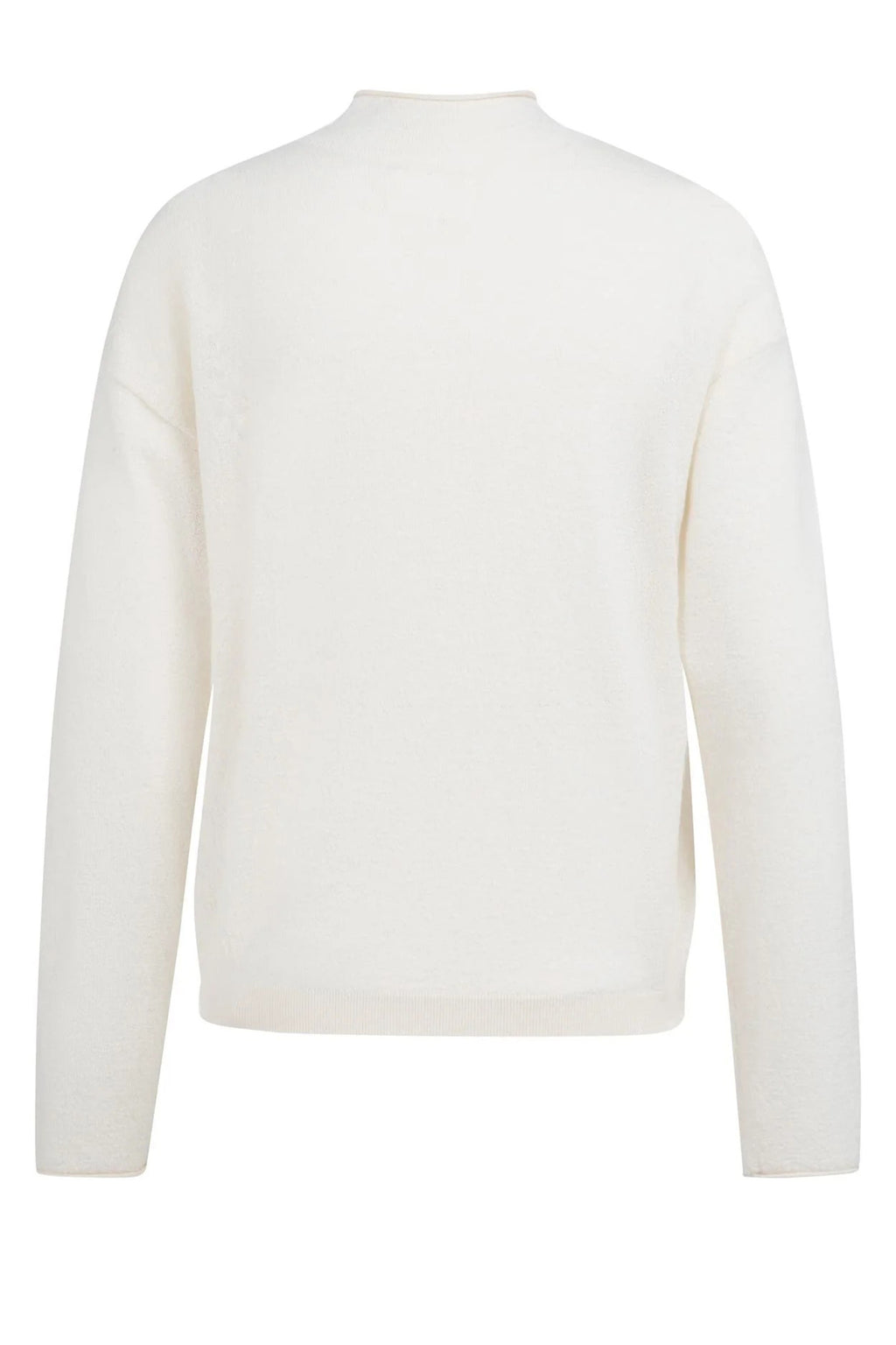 Yaya 01-010143-602 Kit Beige Zip Front High Neck Cardigan