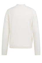 Yaya 01-010143-602 Kit Beige Zip Front High Neck Cardigan