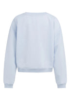Yaya 01-109114-603 Ice Blue Lightweight Crew Neck Jumper