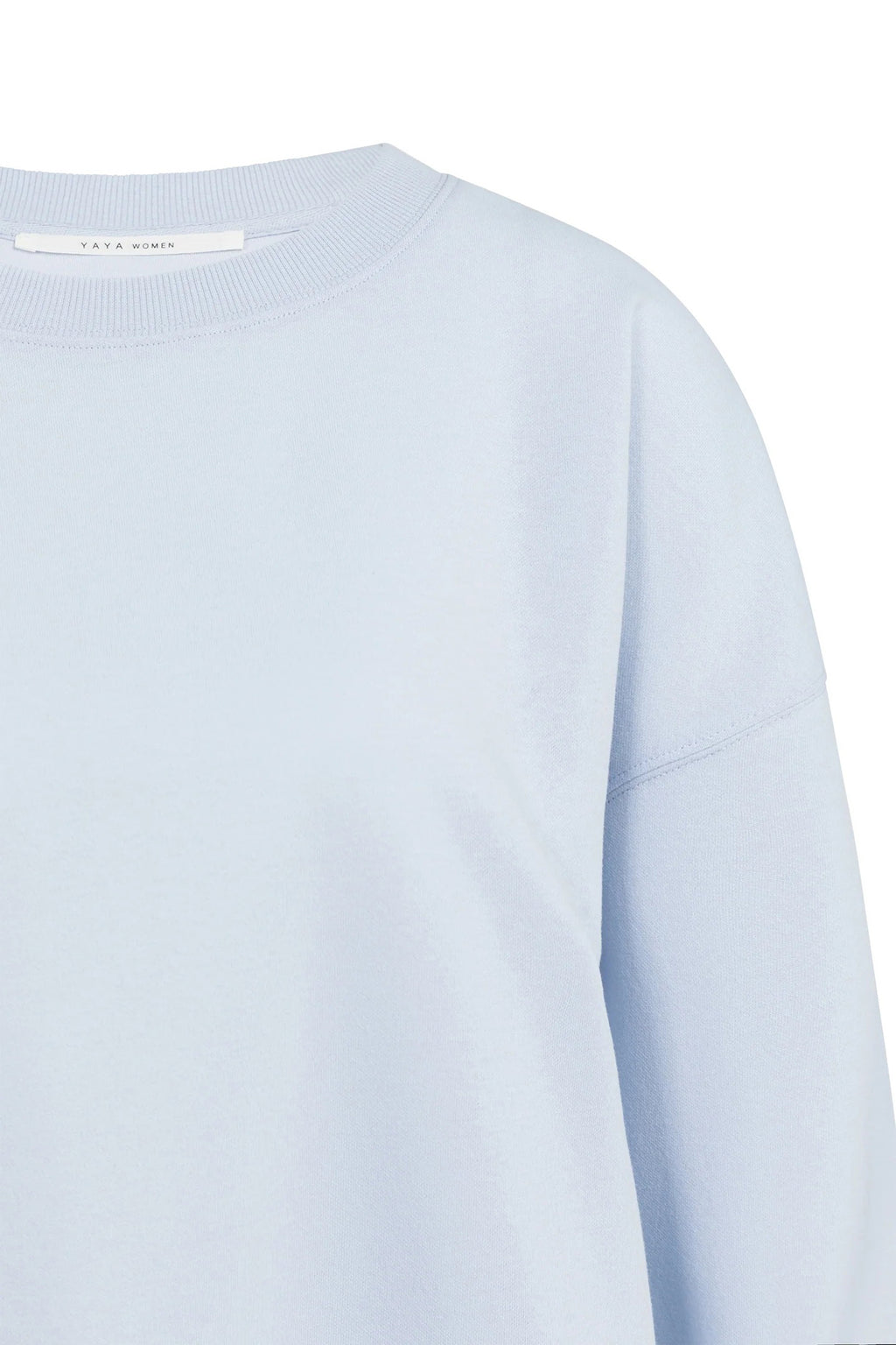 Yaya 01-109114-603 Ice Blue Lightweight Crew Neck Jumper