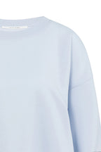 Yaya 01-109114-603 Ice Blue Lightweight Crew Neck Jumper