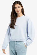 Yaya 01-109114-603 Ice Blue Lightweight Crew Neck Jumper