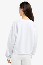 Yaya 01-109114-603 Pure White Lightweight Crew Neck Jumper