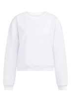 Yaya 01-109114-603 Pure White Lightweight Crew Neck Jumper