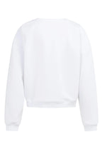 Yaya 01-109114-603 Pure White Lightweight Crew Neck Jumper