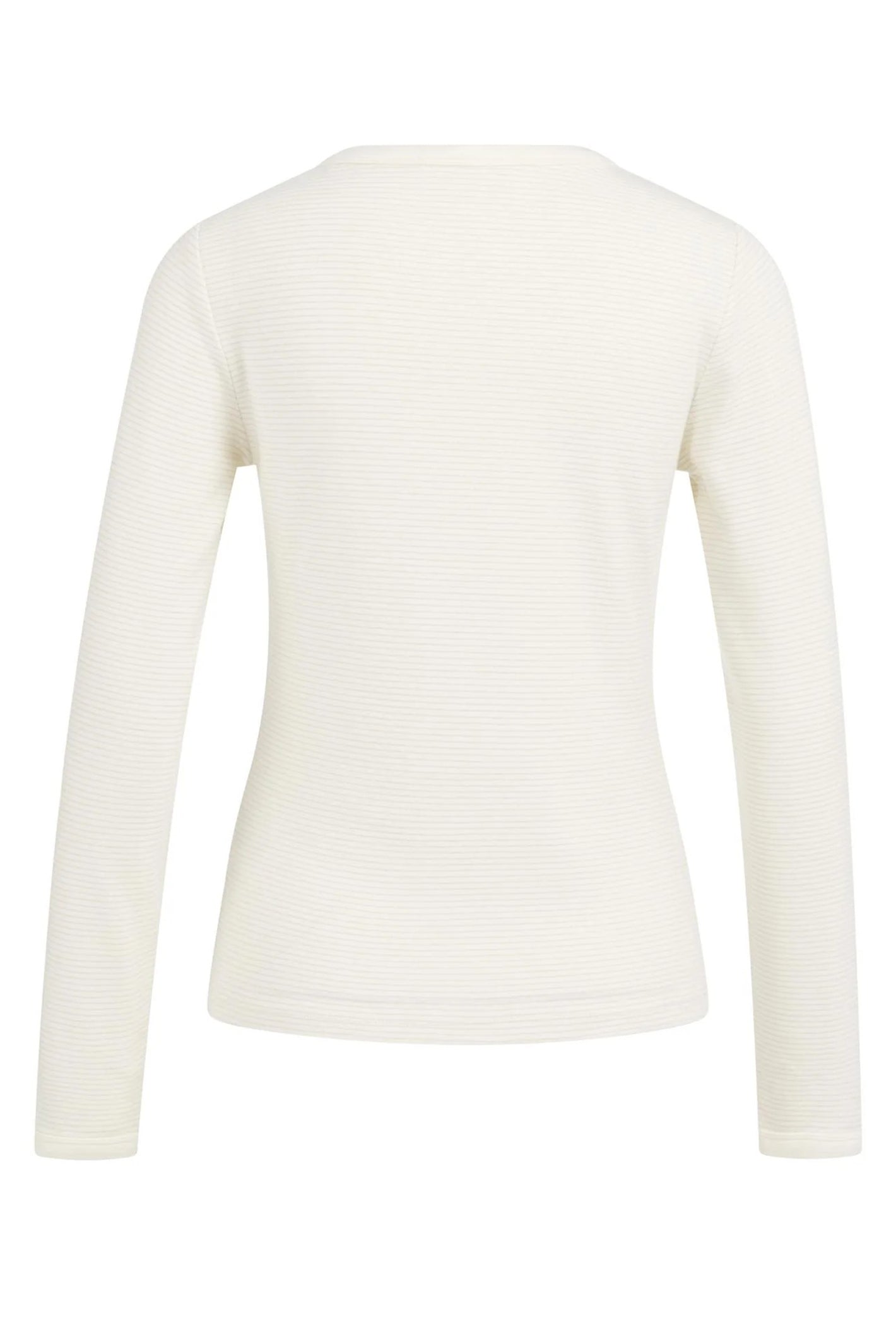 Yaya 01-709352-602 Kit Beige Dessin Stripe Long Sleeve Top