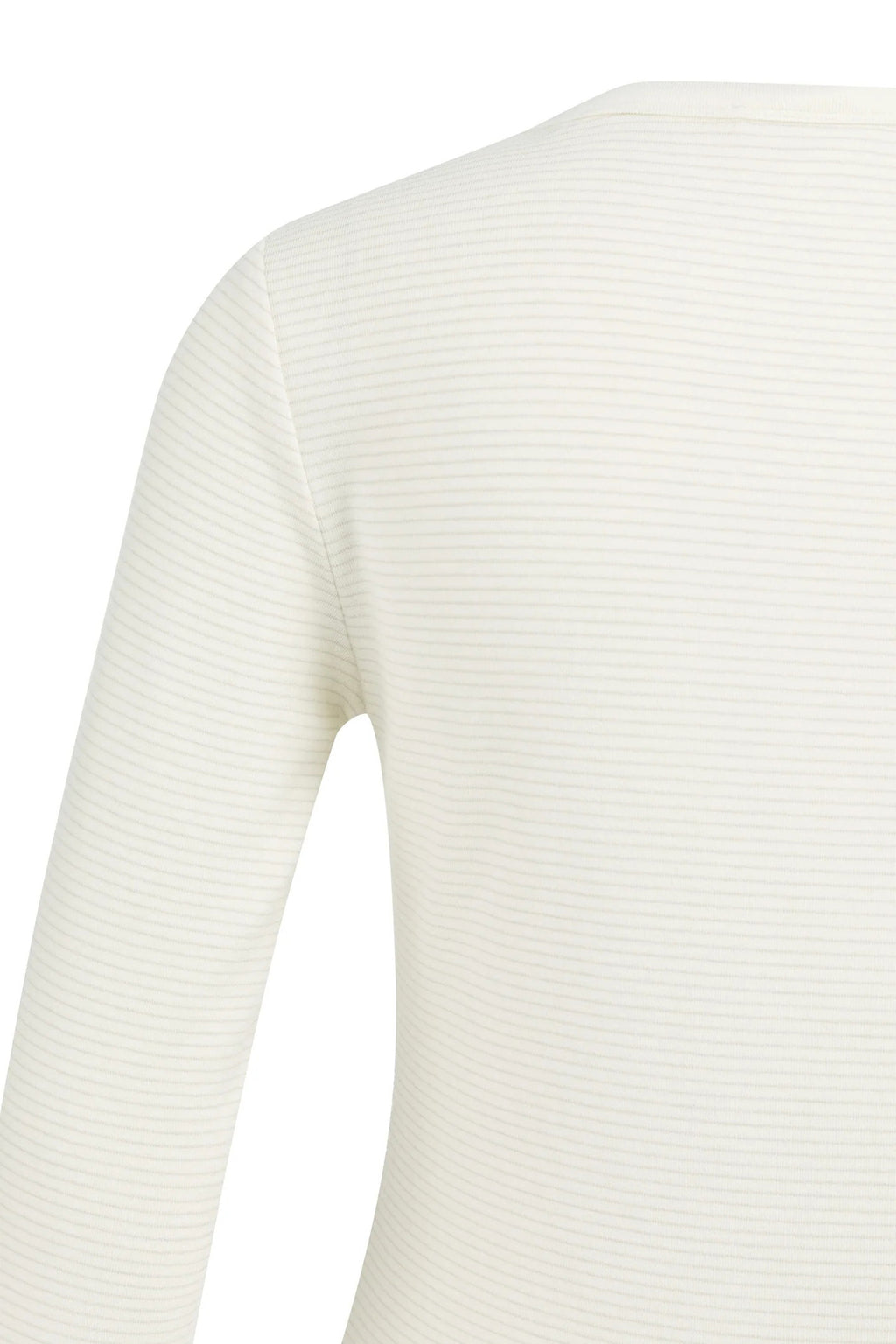 Yaya 01-709352-602 Kit Beige Dessin Stripe Long Sleeve Top