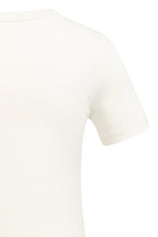 Yaya 01-719085-603 Off White Short Sleeve T-Shirt