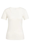 Yaya 01-719085-603 Off White Short Sleeve T-Shirt