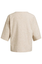 Yaya Beige Melange Top 01-000621-608, back packshot