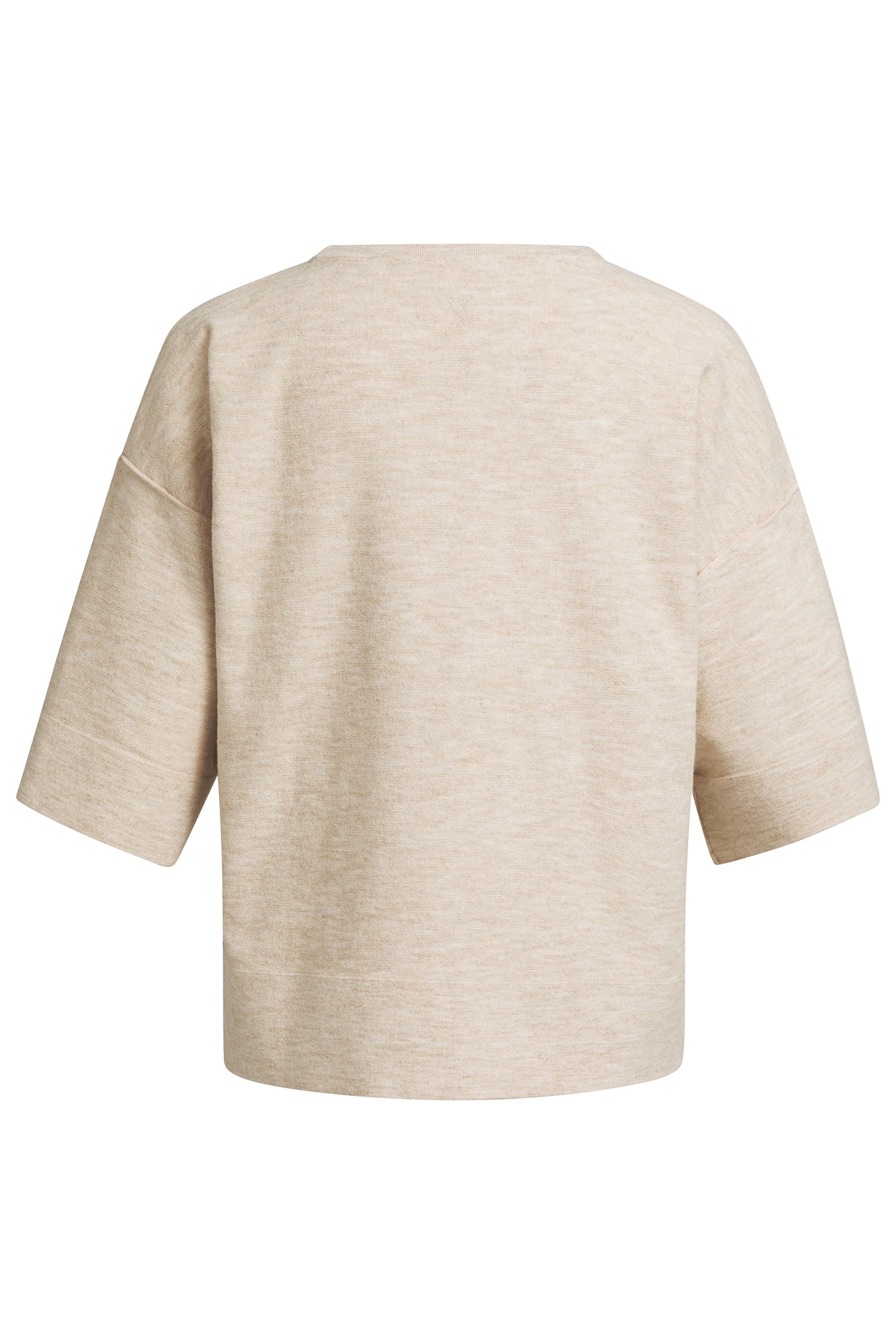 Yaya Beige Melange Top 01-000621-608, back packshot