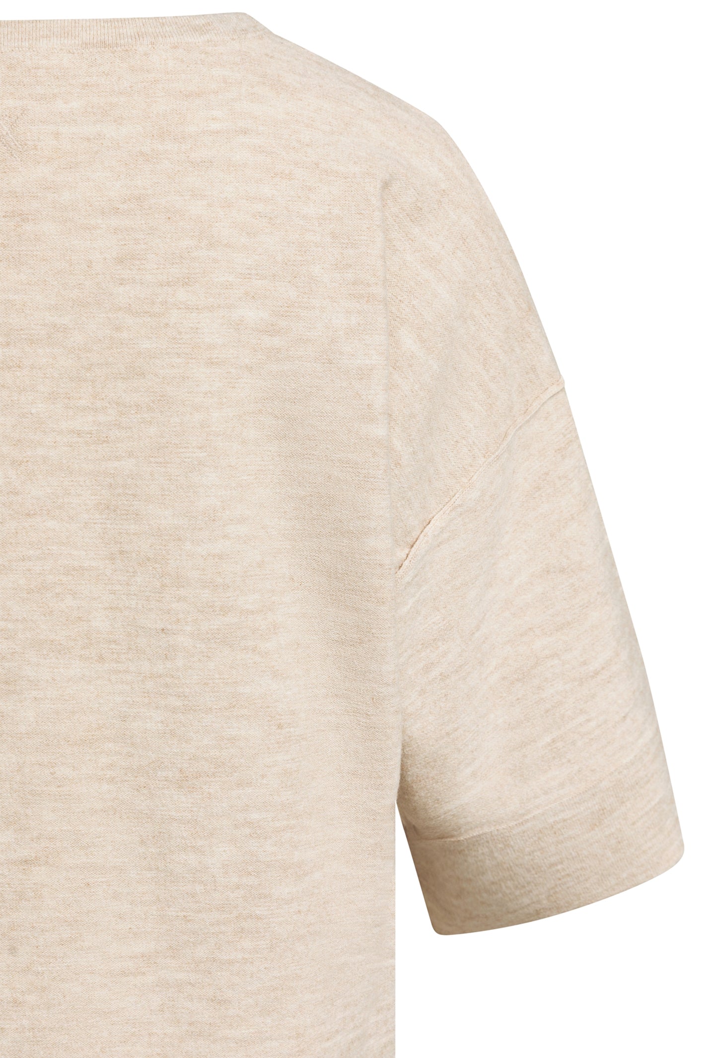 Yaya Beige Melange Top 01-000621-608, seam detail