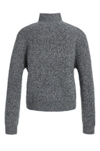 Yaya Dark Anthracite Melange Button Cardigan 01-010179-610, back packshot