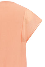 YAYA 01-000578-604 Peach Palazzo Orange T-Shirt