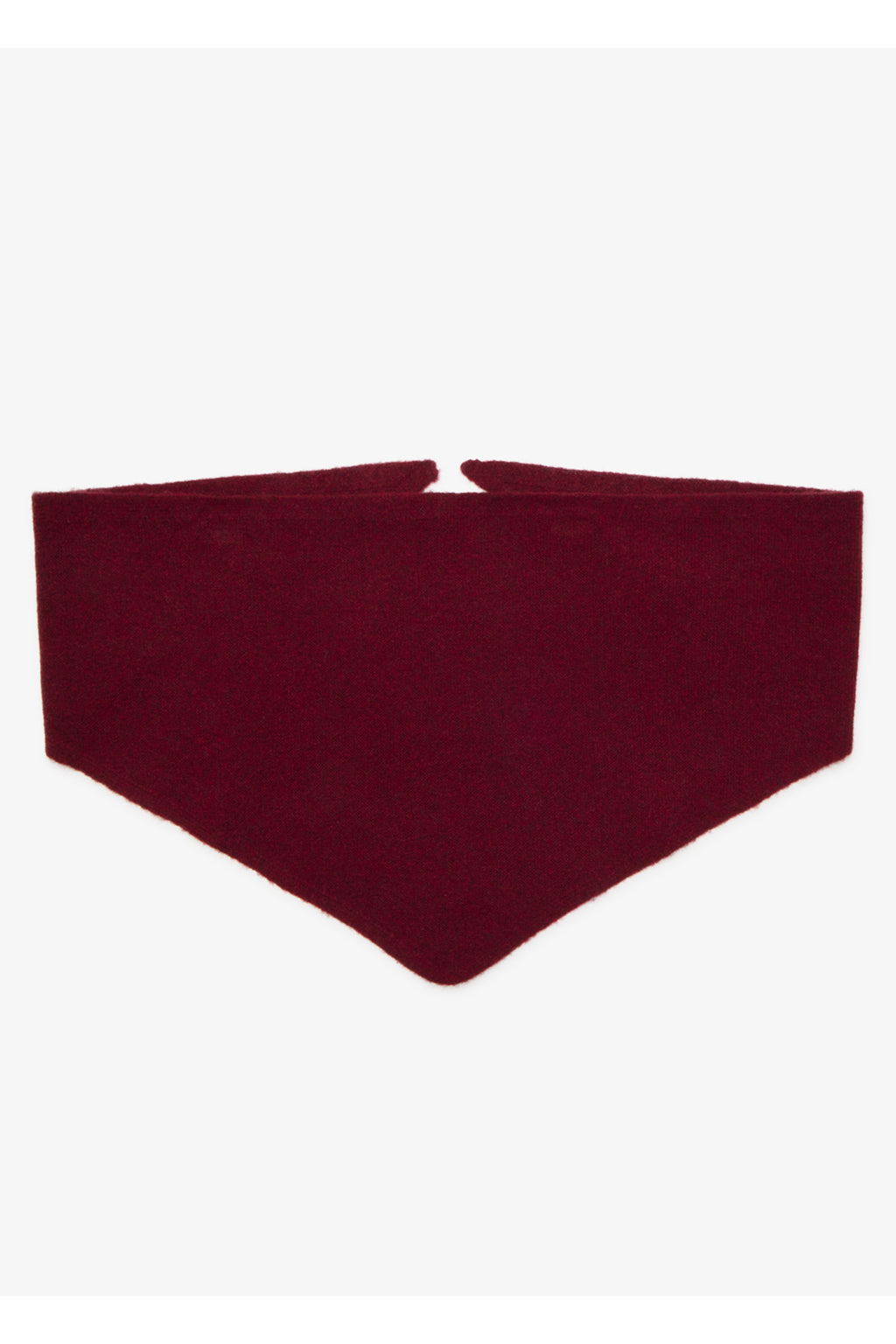 Yerse Mias Burgundy Red Bandana Scarf 45914, folded flat view